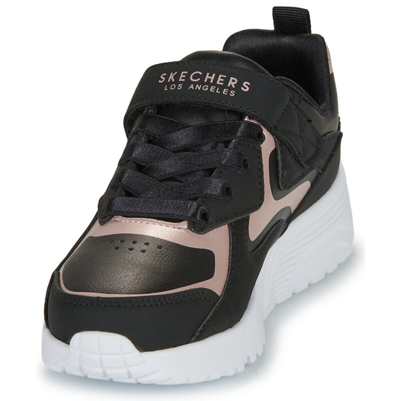 Baskets Skechers UNO LITE METALLIC BURST noires pour fille - Pointure 3