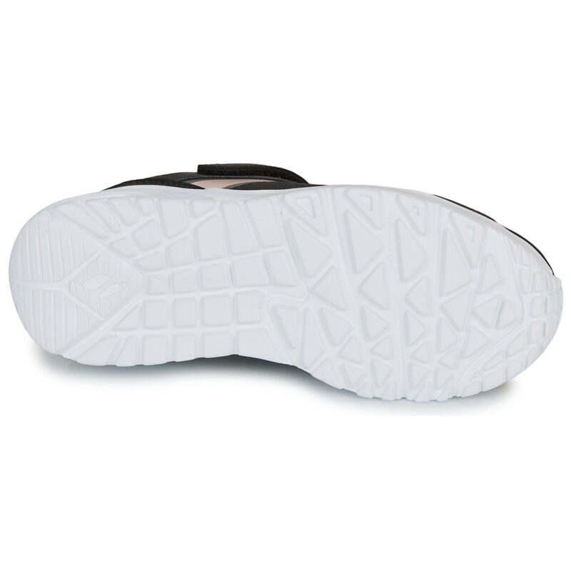 Baskets Skechers UNO LITE METALLIC BURST noires pour fille - Pointure 7