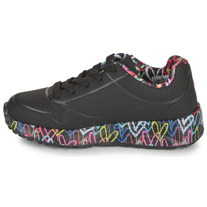 Skechers UNO LITE Nero Sneakers Bambina - 4