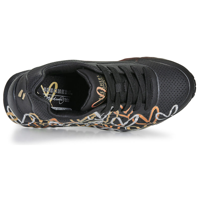 Skechers UNO LITE Nero Sneakers Bambina - 6