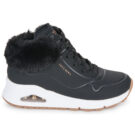 Skechers UNO Nero Sneakers Bambina - 2