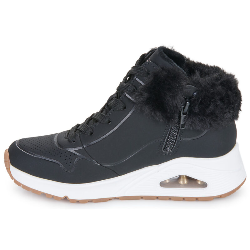 Skechers UNO Nero Sneakers Bambina - 4