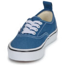 Baskets Vans Authentic &agrave; lacets &eacute;lastiques bleu marine pour fille - Taille 3