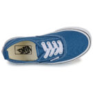 Baskets Vans Authentic &agrave; lacets &eacute;lastiques bleu marine pour fille - Taille 6