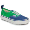 Scarpe bambini ragazza Vans  Authentic Elastic Lace PRIMARY TRUE NAVY  Verde Vans 198266590837
