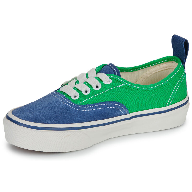 Vans Authentic Elastic Lace PRIMARY TRUE NAVY Verde Sneakers Bambina - 4