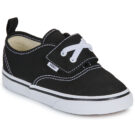 Vans Authentic Elastic V BLACK Nero Sneakers Bambina - 1