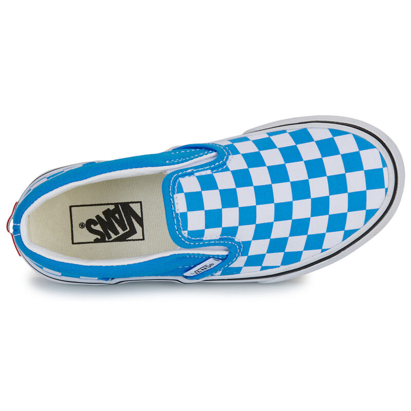 Vans Classic Slip-On COLOR THEORY CHECKERBOARD Azul celeste brillante Slip on Girl - 6