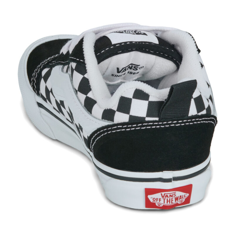 Vans Knu Skool SCHECKENBODEN SCHWARZ/WEISS Schwarz - Mädchen-Sneaker - Größe 5