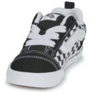 Vans Knu Skool Elastic Lace CHECKERBOARD BLACK/TRUE WHITE Nero Sneakers Bambina - 3