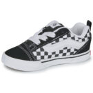 Vans Knu Skool Elastic Lace CHECKERBOARD BLACK/TRUE WHITE Nero Sneakers Bambina - 4