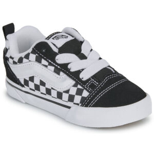 Scarpe bambini ragazza Vans  Knu Skool Elastic Lace CHECKERBOARD BLACK/TRUE WHITE  Nero Vans 197803682035