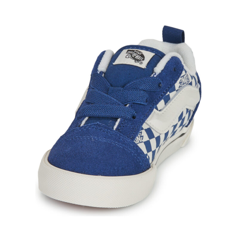 Zapatillas Vans Knu Skool Elastic Lace GEO CHECK INDIGO Azul - Zapatillas para Niñas - 3