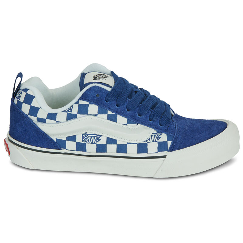 Vans Knu Skool GEO CHECK INDIGO Blu - Sneakers Bambina - 2