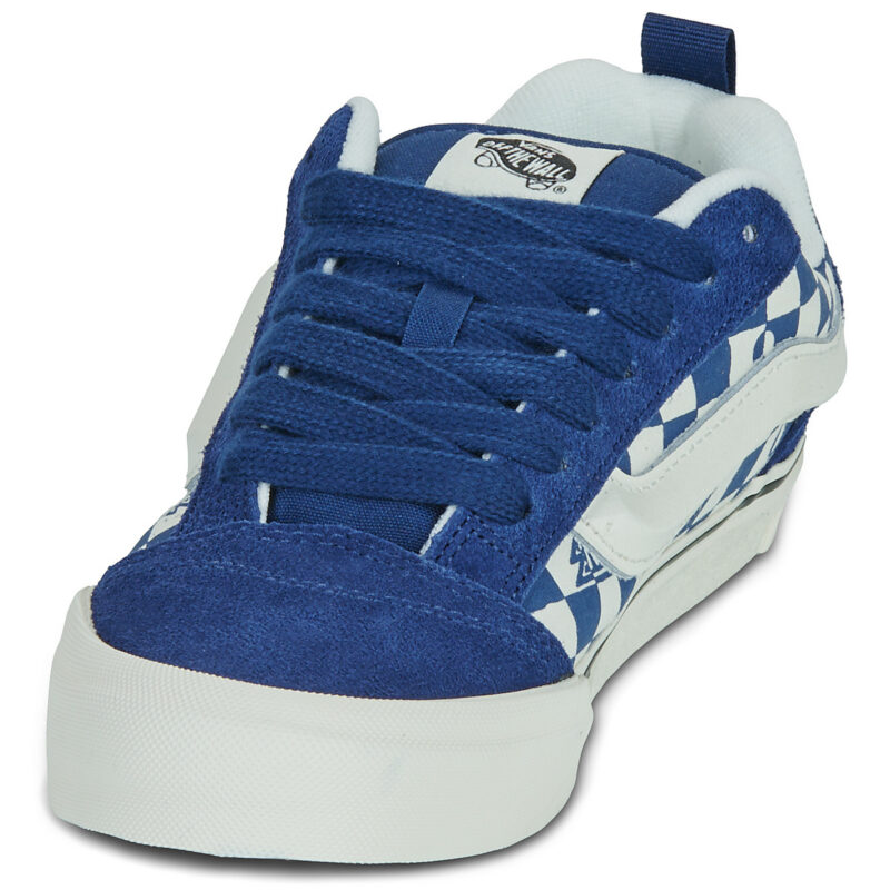Vans Knu Skool GEO CHECK INDIGO Blu - Sneakers Bambina - 3