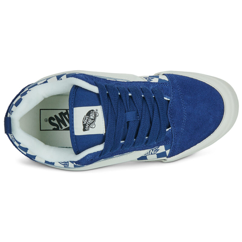 Vans Knu Skool GEO CHECK INDIGO Blu - Sneakers Bambina - 6