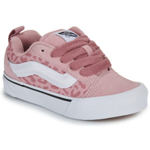 Scarpe bambini ragazza Vans  Knu Skool LEOPARD Misty Mauve  Rosa Vans 198266326726