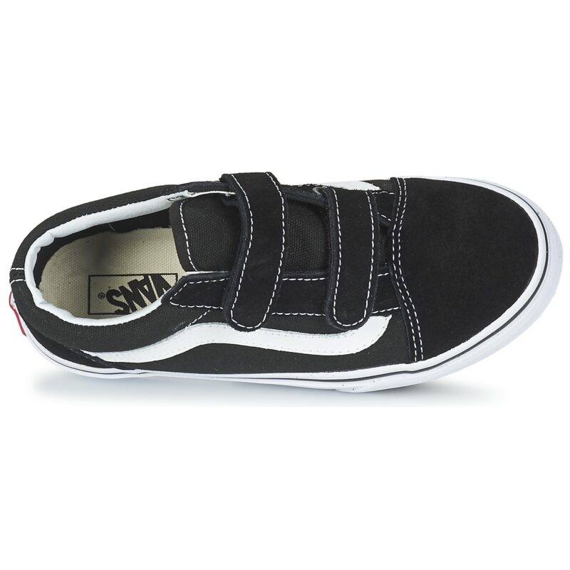 Vans OLD SKOOL V Nero - Sneakers Bambina - 6