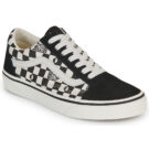 Vans Old Skool Geo Check Schwarz Wei&szlig; - M&auml;dchen-Sneaker - Gr&ouml;&szlig;e 1