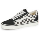 Vans Old Skool Geo Check Schwarz Wei&szlig; - M&auml;dchen-Sneaker - Gr&ouml;&szlig;e 4