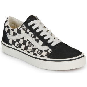 Scarpe bambini ragazza Vans  Old Skool Geo Check Black  Bianco Vans 198266406466