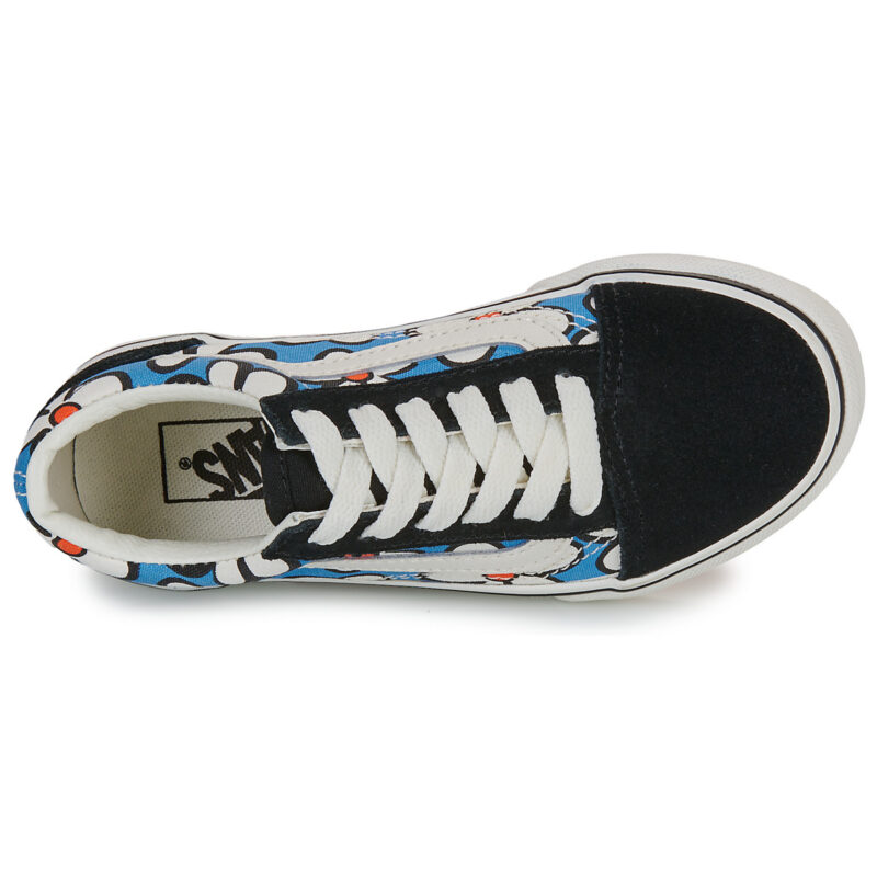 Vans Old Skool Painted Floral Bright Azure Black - M&auml;dchen-Sneaker - Gr&ouml;&szlig;e 6