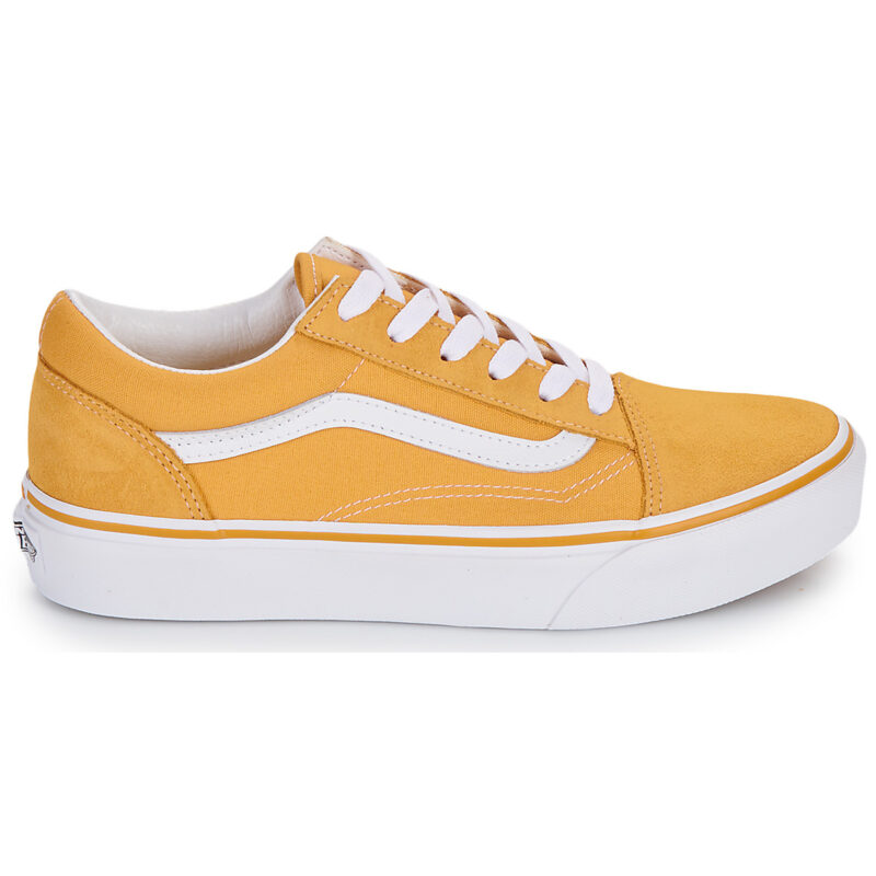 Vans Old Skool Platform GOLDEN GLOW Yellow Toddler Sneakers - 2