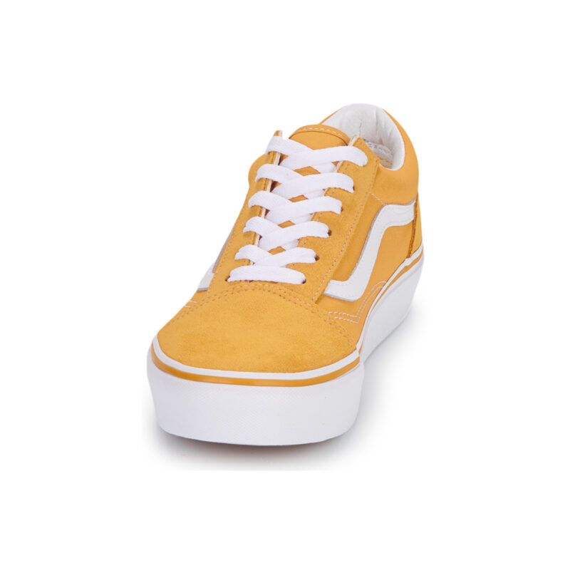 Vans Old Skool Platform GOLDEN GLOW Yellow Toddler Sneakers - 3