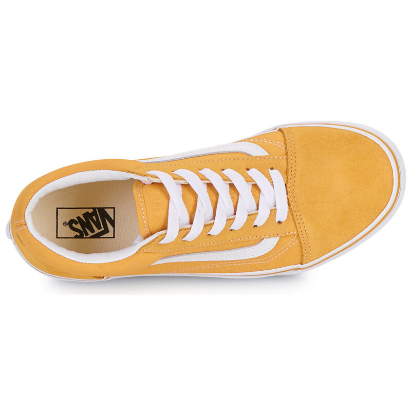 Vans Old Skool Platform GOLDEN GLOW Yellow Toddler Sneakers - 6