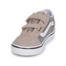 Vans Old Skool V 2-TONE FROST GRAY Beige Sneakers Bambina - 3