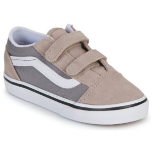 Scarpe bambini ragazza Vans  Old Skool V 2-TONE FROST GRAY  Beige Vans 198266391731