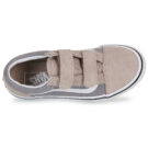 Vans Old Skool V 2-TONE FROST GRAY Beige Sneakers Bambina - 6