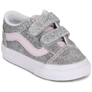 Scarpe bambini ragazza Vans  Old Skool V  Argento Vans 198268734505