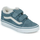 Vans Old Skool V Blu Sneakers Bambina - 1