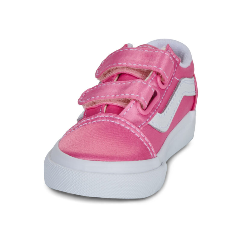 Vans Old Skool V Bow Pink Fizz Rosa Sneakers Bambina - 3