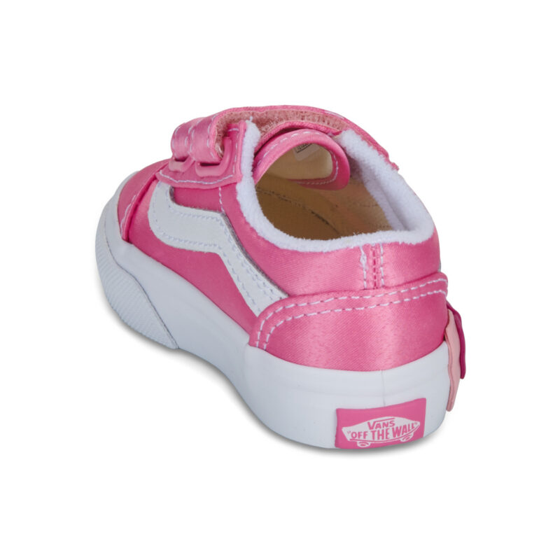 Vans Old Skool V Bow Pink Fizz Rosa Sneakers Bambina - 5