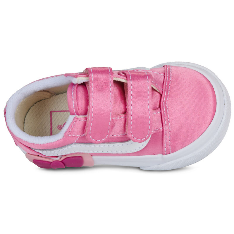 Vans Old Skool V Bow Pink Fizz Rosa Sneakers Bambina - 6