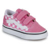 Scarpe bambini ragazza Vans  Old Skool V COLOR THEORY CHECKERBOARD Pink Fizz  Rosa Vans 198266394763