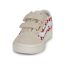 Vans Old Skool V Chantilly Floral RACING RED Beige M&auml;dchen-Sneaker - Gr&ouml;&szlig;e 3