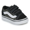 Scarpe bambini ragazza Vans  Old Skool V FLORAL  Nero Vans 198266182001