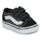 Vans Old Skool V FLORAL Nero - Sneakers Bambina - 1