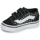 Vans Old Skool V FLORAL Nero - Sneakers Bambina - 4