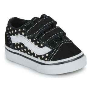 Scarpe bambini ragazza Vans  Old Skool V FLORAL  Nero Vans 198266182001