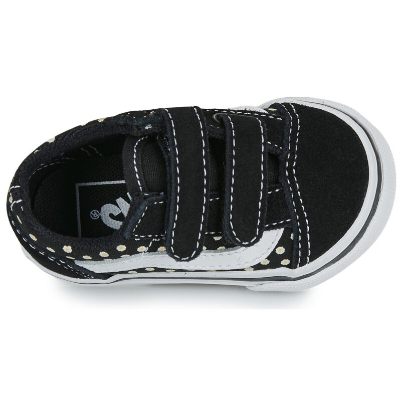 Vans Old Skool V FLORAL Nero - Sneakers Bambina - 6