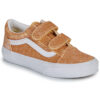 Scarpe bambini ragazza Vans  Old Skool V GLITTER Apricot Glow  Oro Vans 198266398105