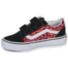 Zapatillas Vans Old Skool V GLITTER LEOPARD Diva Pink Black Girl - 4