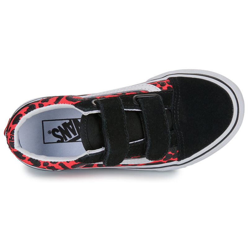 Zapatillas Vans Old Skool V GLITTER LEOPARD Diva Pink Black Girl - 6