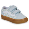 Scarpe bambini ragazza Vans  Old Skool V Gum Check Dawn Mist  Blu Vans 198266394572