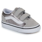 Vans Old Skool V METALLIC SILVER Argento - Sneakers Bambina - 1
