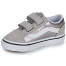 Vans Old Skool V METALLIC SILVER Argento - Sneakers Bambina - 4
